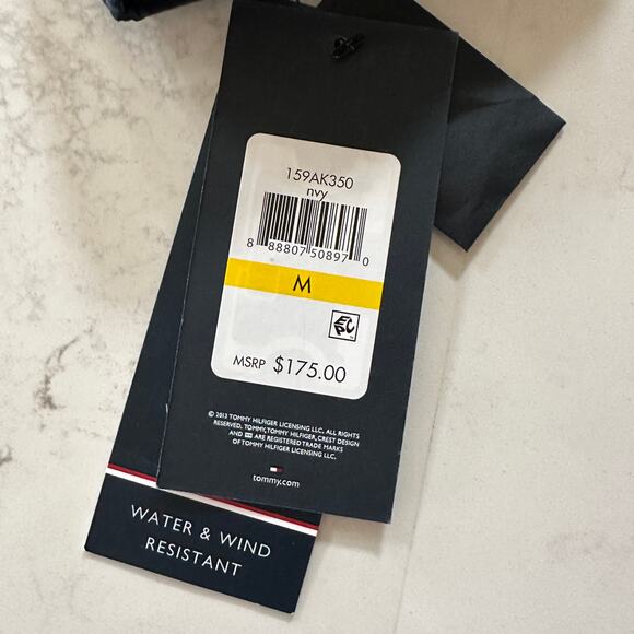 TOMMY HILFIGER | Mens Soft Shell Full Zip Jacket $175 NEW Size M Navy Normcore - Picture 8 of 13